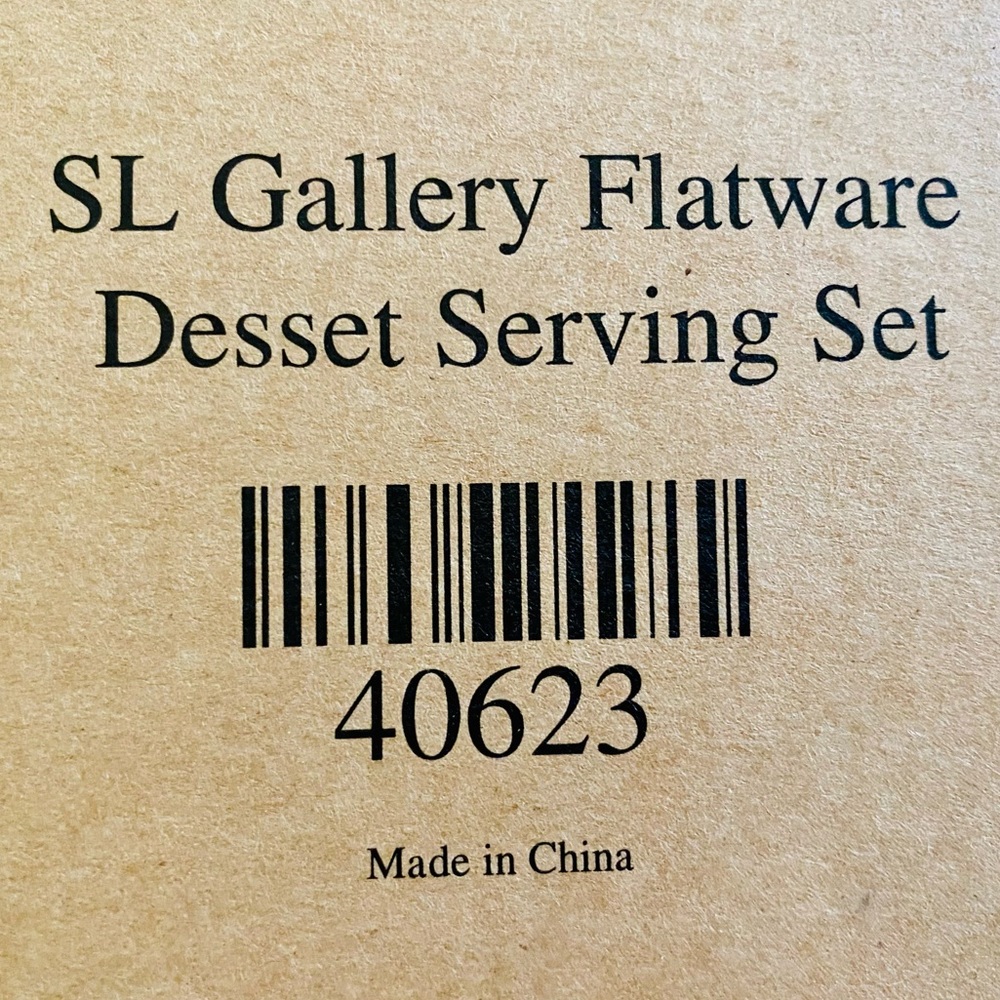 SLAH 🍰Gallery Flatware Collection Dessert Server Set New in Box - Picture 3 of 5